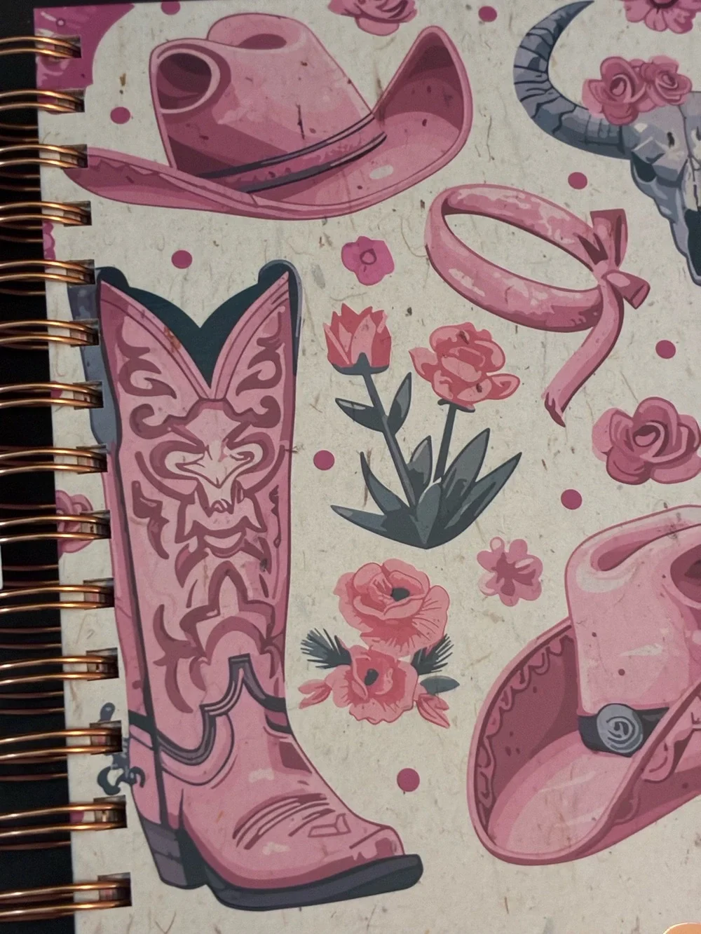 Western Cowgirl 17 month Planner